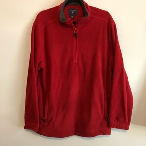 Saddlebred M Red Barn Half ZIP Pullover Jacket